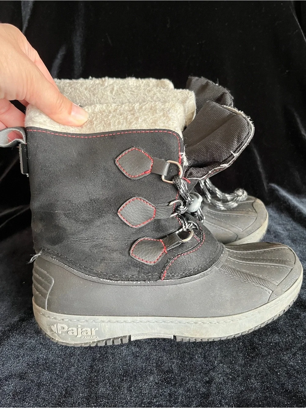 Pajar Italy Little/Big Boy's Marcel Waterproof Winter Boots Shoes Sz 1